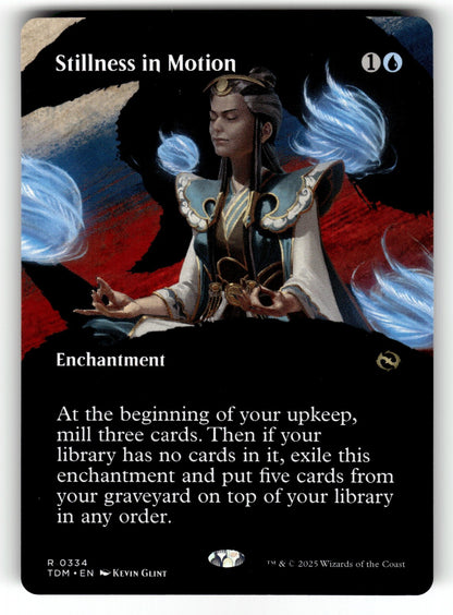 Stillness in Motion (Borderless) – 334 TDM: Tarkir: Dragonstorm R NM