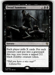 Dread Summons – 90 DRC: Commander: Aetherdrift R NM