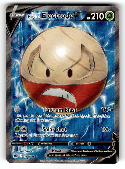 Hisuian Electrode V (Full Art) – 172/196 SWSH11: SWSH11: Lost Origin Ultra Rare Holo NM