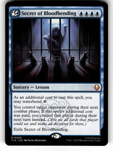 Secret of Bloodbending – 69 TLA: Avatar: The Last Airbender M NM