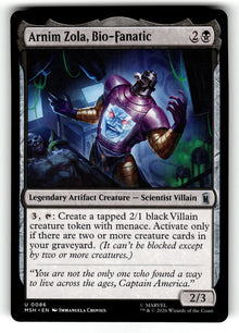 Arnim Zola, Bio-Fanatic – 86 MSH: Marvel Super Heroes U NM