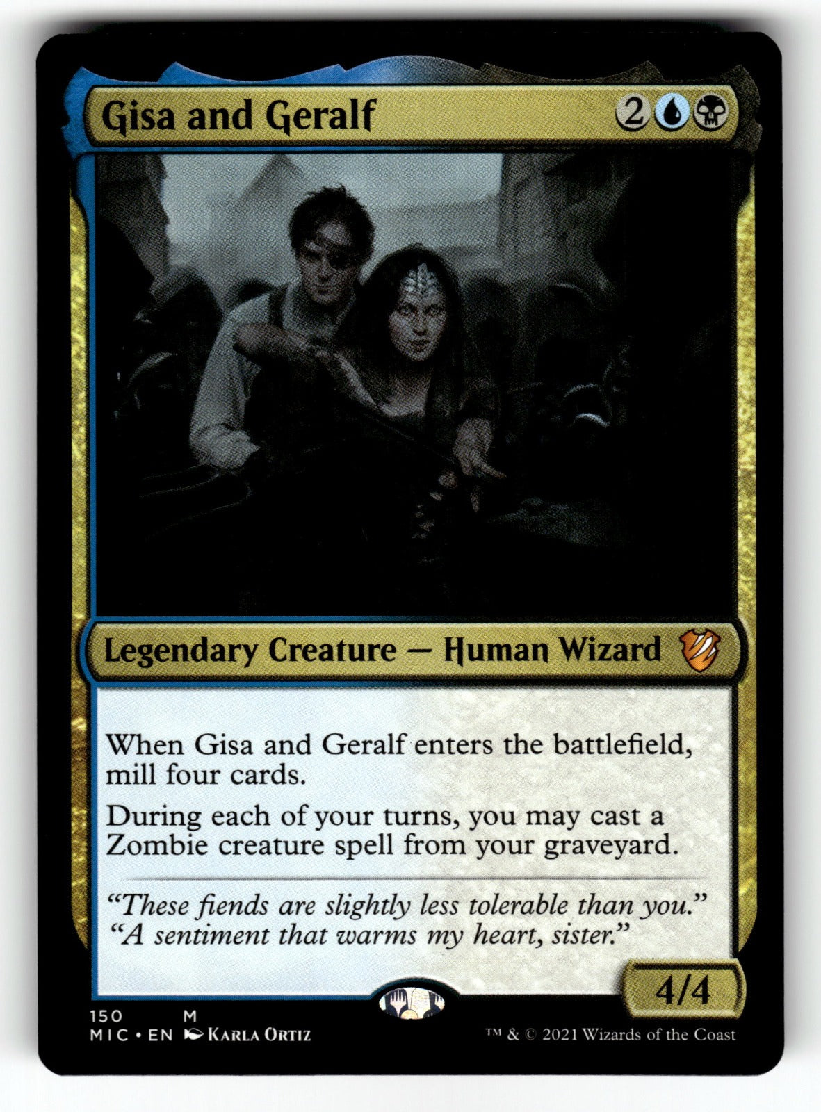 Gisa and Geralf – 150 MIC: Commander: Innistrad: Midnight Hunt M NM