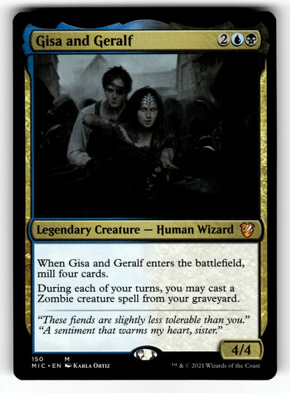 Gisa and Geralf – 150 MIC: Commander: Innistrad: Midnight Hunt M NM