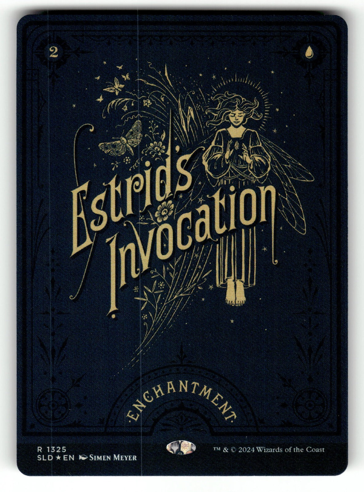 Estrid's Invocation – 1325 SLD: Secret Lair Drop Series R Foil NM (Back)