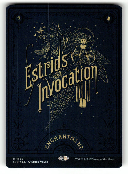 Estrid's Invocation – 1325 SLD: Secret Lair Drop Series R Foil NM (Back)