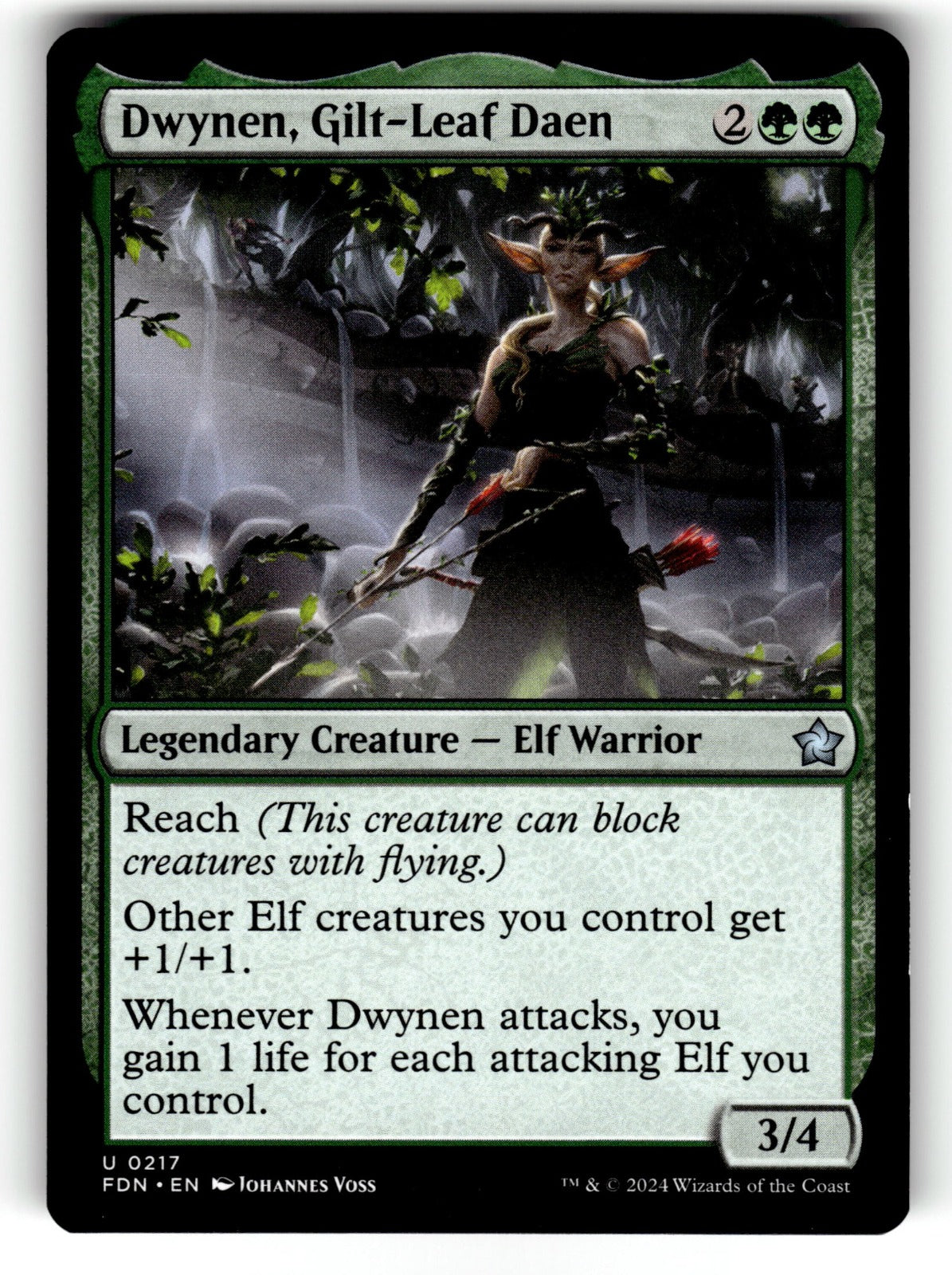 Dwynen, Gilt-Leaf Daen – 217 FDN: Foundations U NM