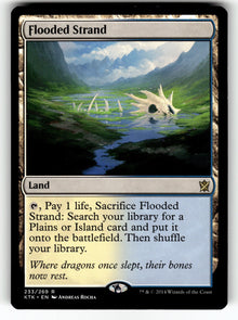 Flooded Strand – 233 KTK: Khans of Tarkir R NM