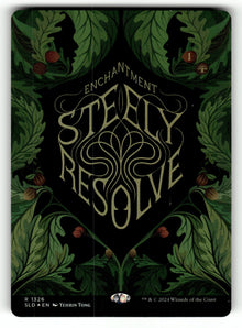 Steely Resolve – 1326 SLD: Secret Lair Drop Series R Foil NM (Back)