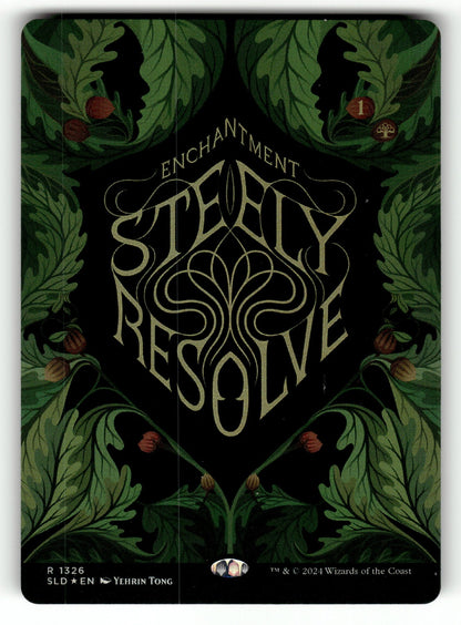 Steely Resolve – 1326 SLD: Secret Lair Drop Series R Foil NM (Back)