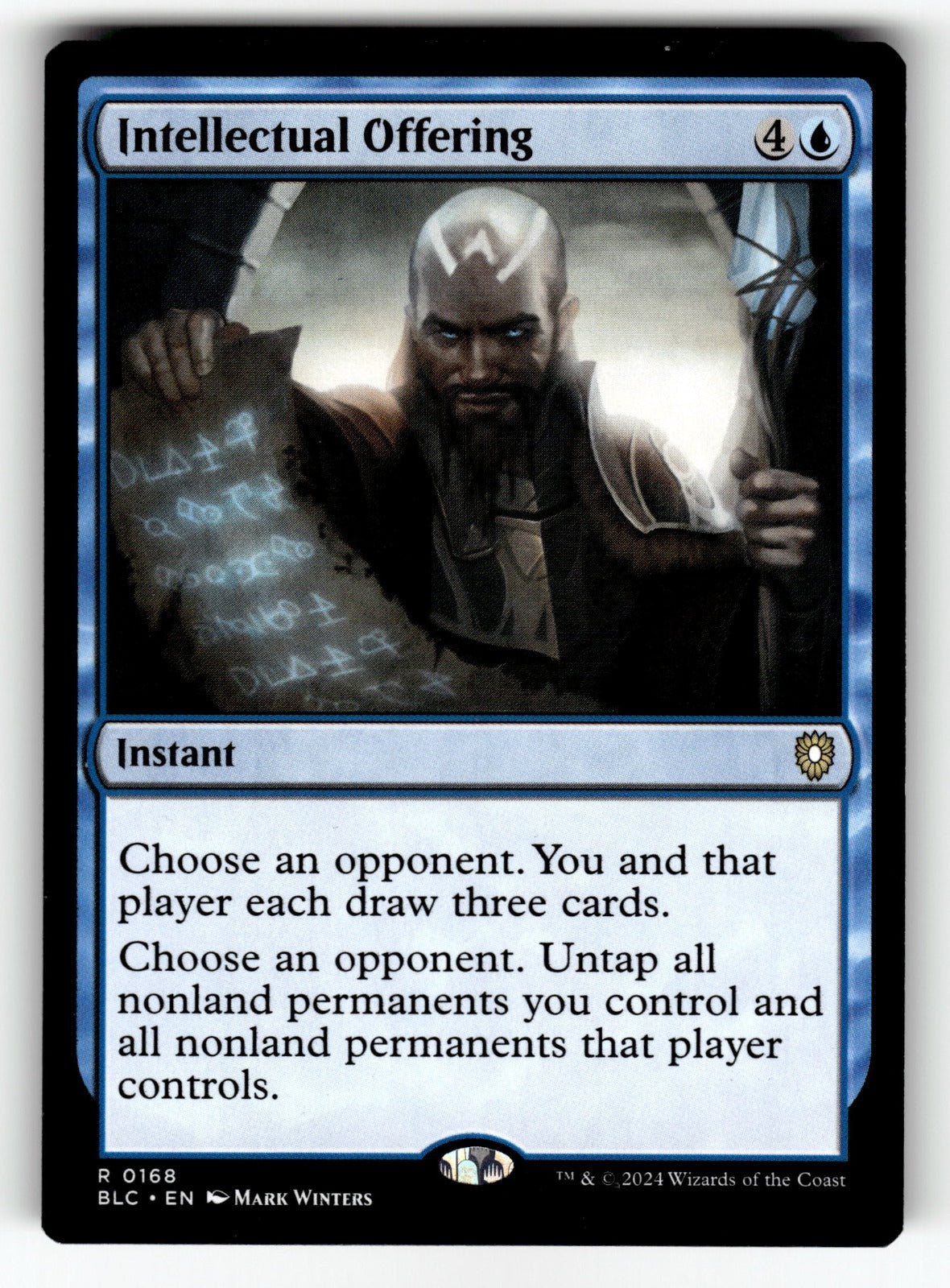 Intellectual Offering – 168 BLC: Commander: Bloomburrow R NM