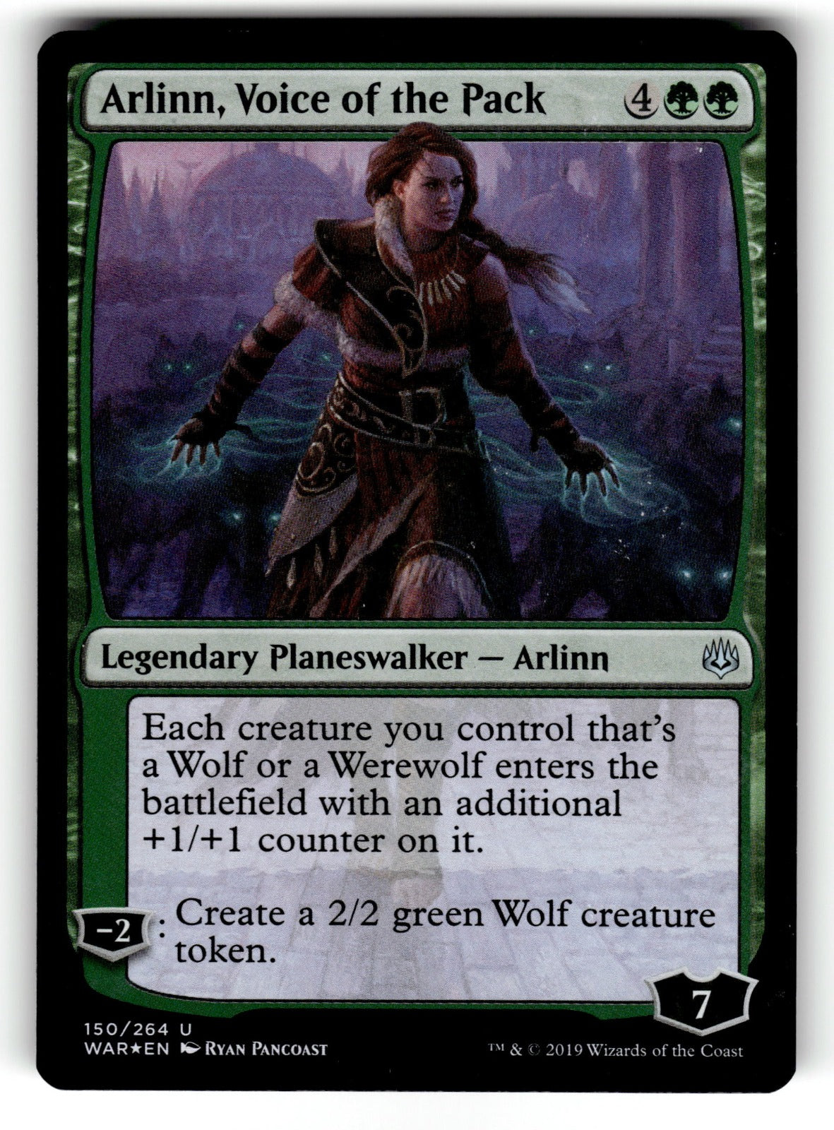 Arlinn, Voice of the Pack – 150 WAR: War of the Spark U Foil NM