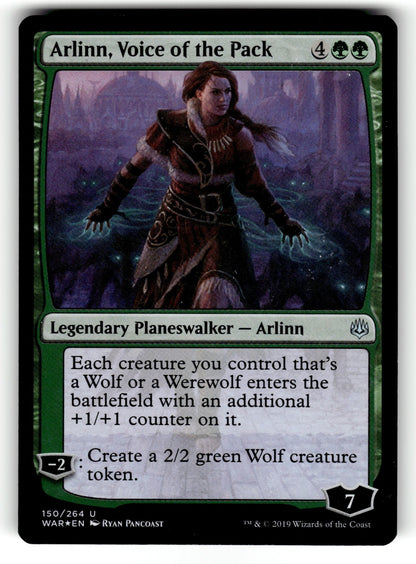 Arlinn, Voice of the Pack – 150 WAR: War of the Spark U Foil NM