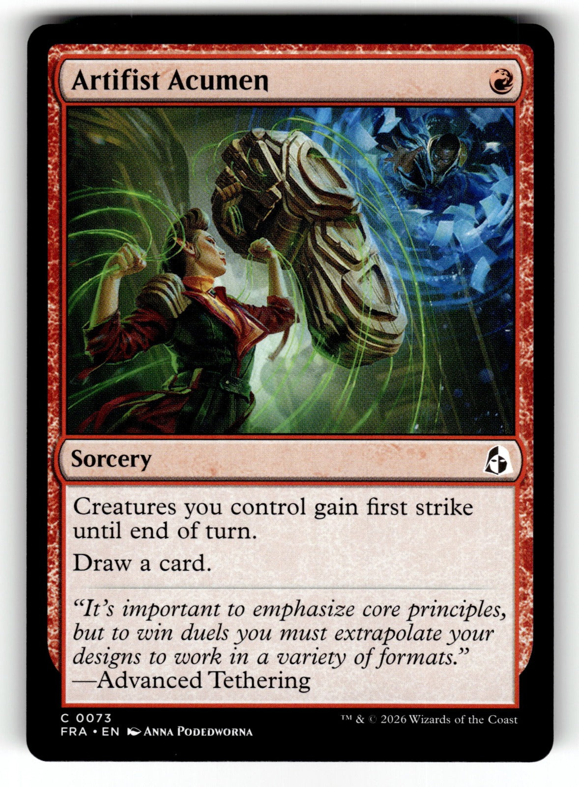 Artifist Acumen – 73 FRA: Reality Fracture C NM