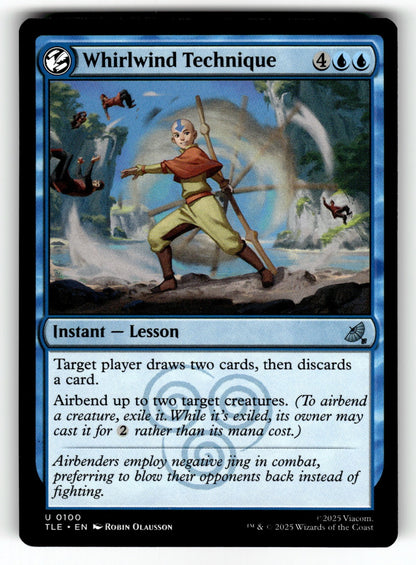 Whirlwind Technique – 100 TLE: Avatar: The Last Airbender: Eternal-Legal U NM