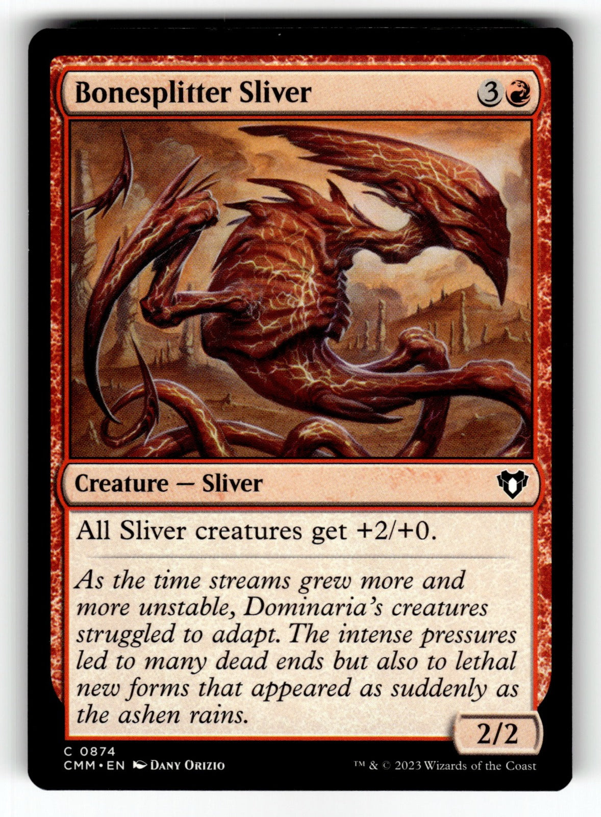 Bonesplitter Sliver – 874 CMM: Commander Masters C NM