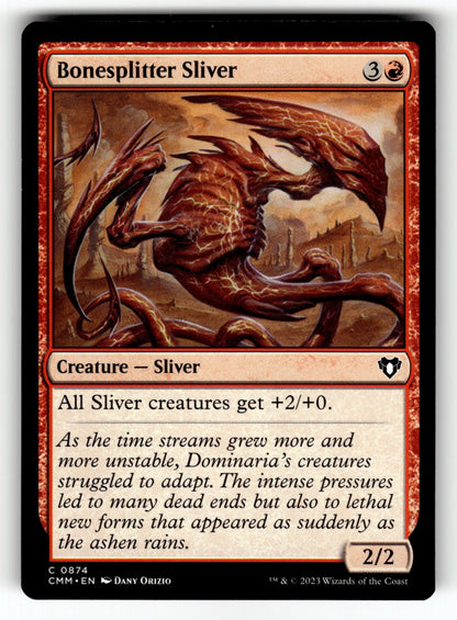 Bonesplitter Sliver – 874 CMM: Commander Masters C NM