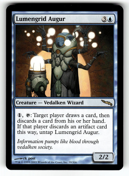 Lumengrid Augur – 39 MRD: Mirrodin R NM
