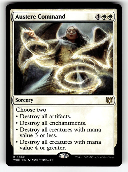 Austere Command – 62 WOC: Commander: Wilds of Eldraine R NM