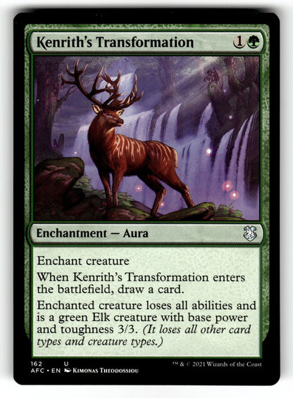 Kenrith's Transformation – 162 AFC: Commander: Adventures in the Forgotten Realms U NM