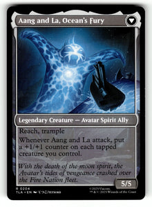 Aang, Swift Savior – 204 TLA: Avatar: The Last Airbender R NM (Back)