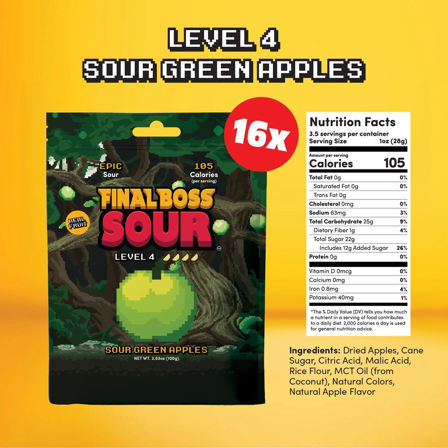 Final Boss Sour - Green Apples - Level 4