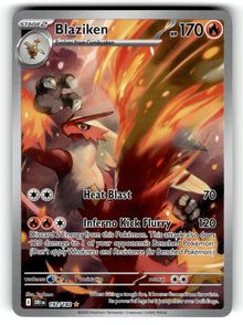Blaziken – 192/182 DRI: SV10: Destined Rivals Illustration Rare HoloNM