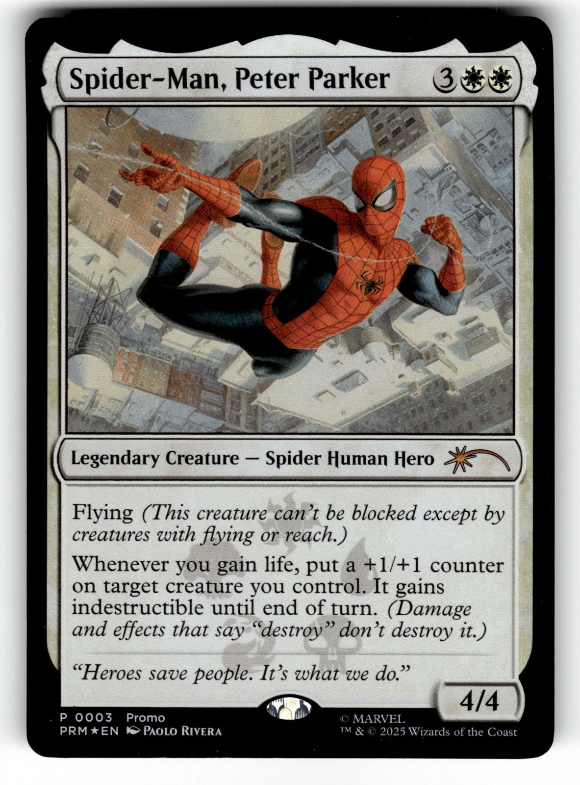 Spider-Man, Peter Parker – 3 UMP: Unique and Miscellaneous Promos P Foil NM