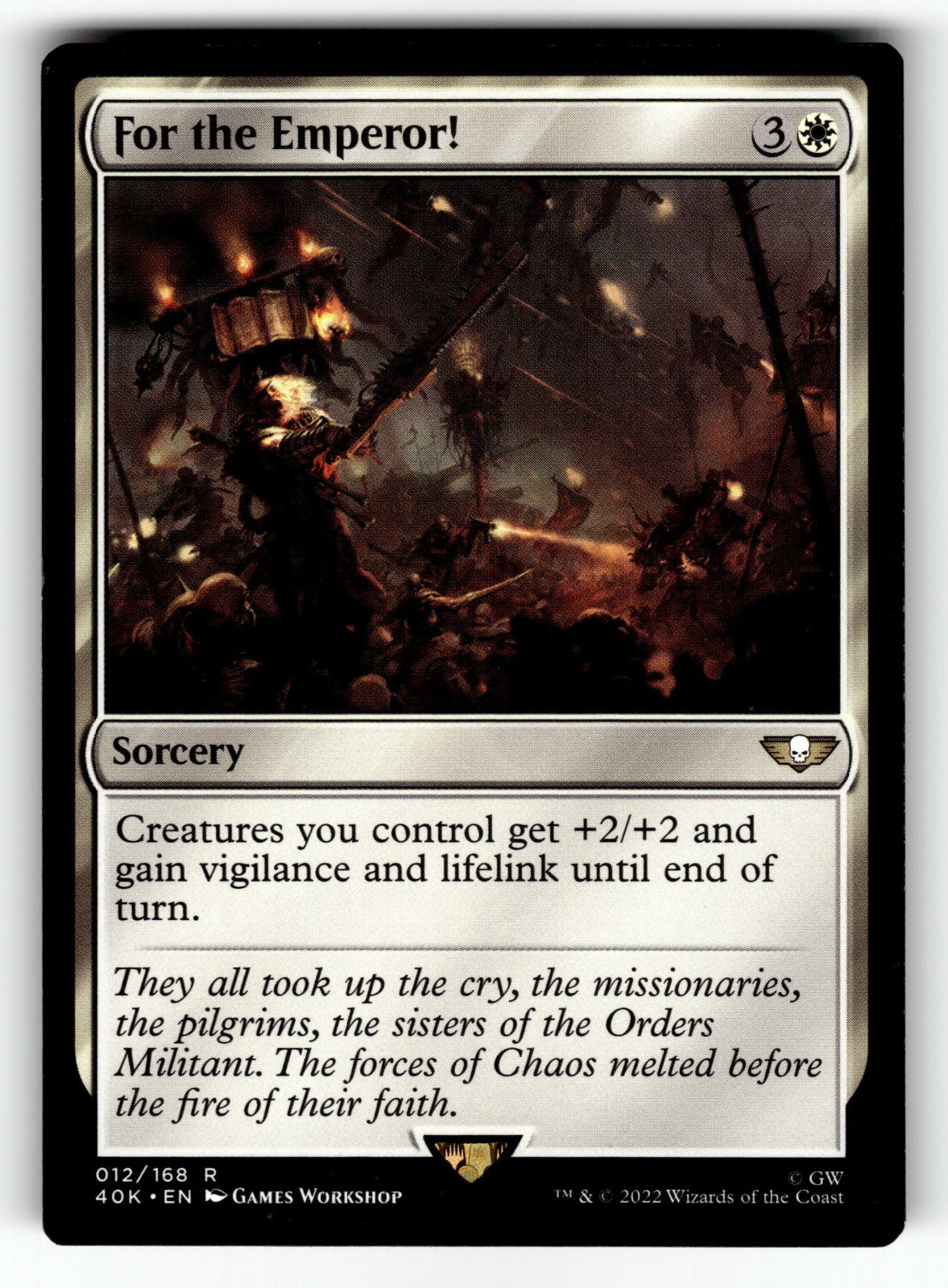 For the Emperor! – 12 40K: Universes Beyond: Warhammer 40,000 R NM
