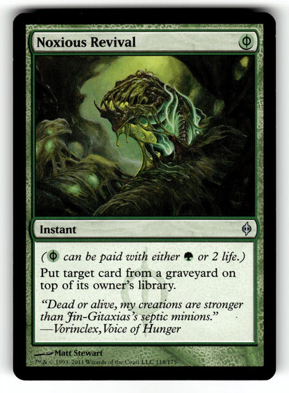 Noxious Revival – 118 NPH: New Phyrexia U NM