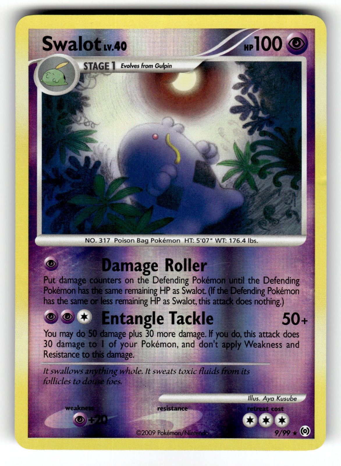 Swalot – 9/99 AR: Arceus Holo Rare Reverse Holo NM