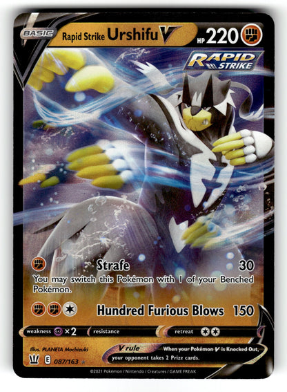 Rapid Strike Urshifu V – 087/163 SWSH05: SWSH05: Battle Styles Ultra Rare Holo NM