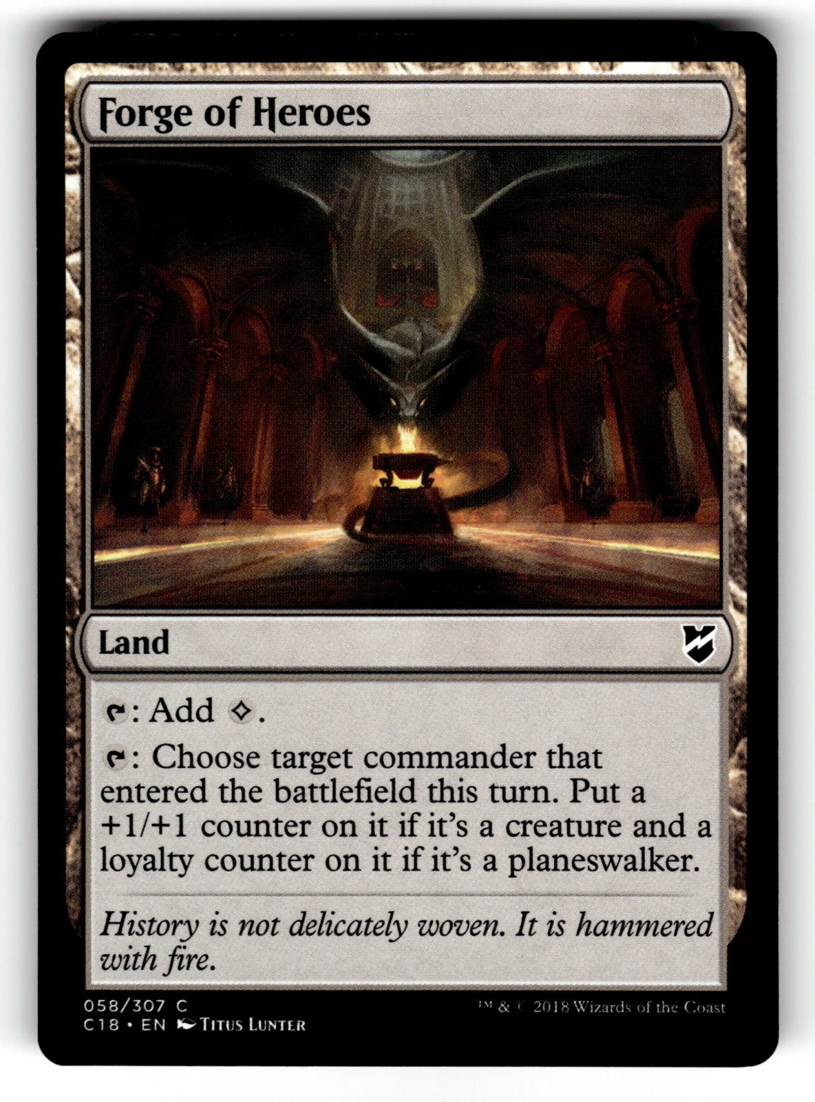 Forge of Heroes – 58 C18: Commander 2018 C NM