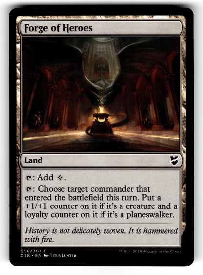 Forge of Heroes – 58 C18: Commander 2018 C NM