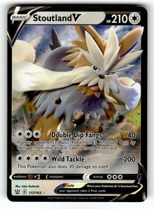 Stoutland V – 117/163 SWSH05: SWSH05: Battle Styles Ultra Rare Holo NM