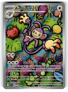 Ambipom – 107/094 PFL: ME02: Phantasmal Flames Illustration Rare HoloNM