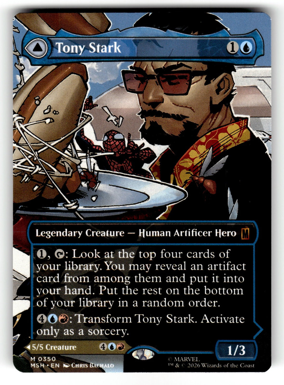 Tony Stark (Borderless) () – 350 MSH: Marvel Super Heroes M NM