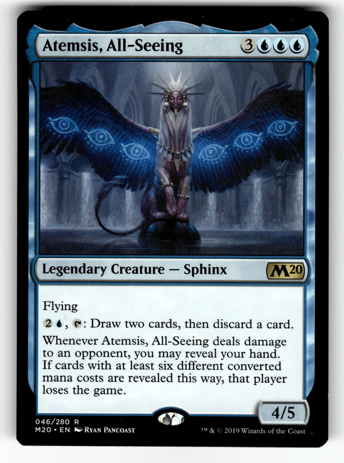 Atemsis, All-Seeing – 46 M20: Core Set 2020 R NM