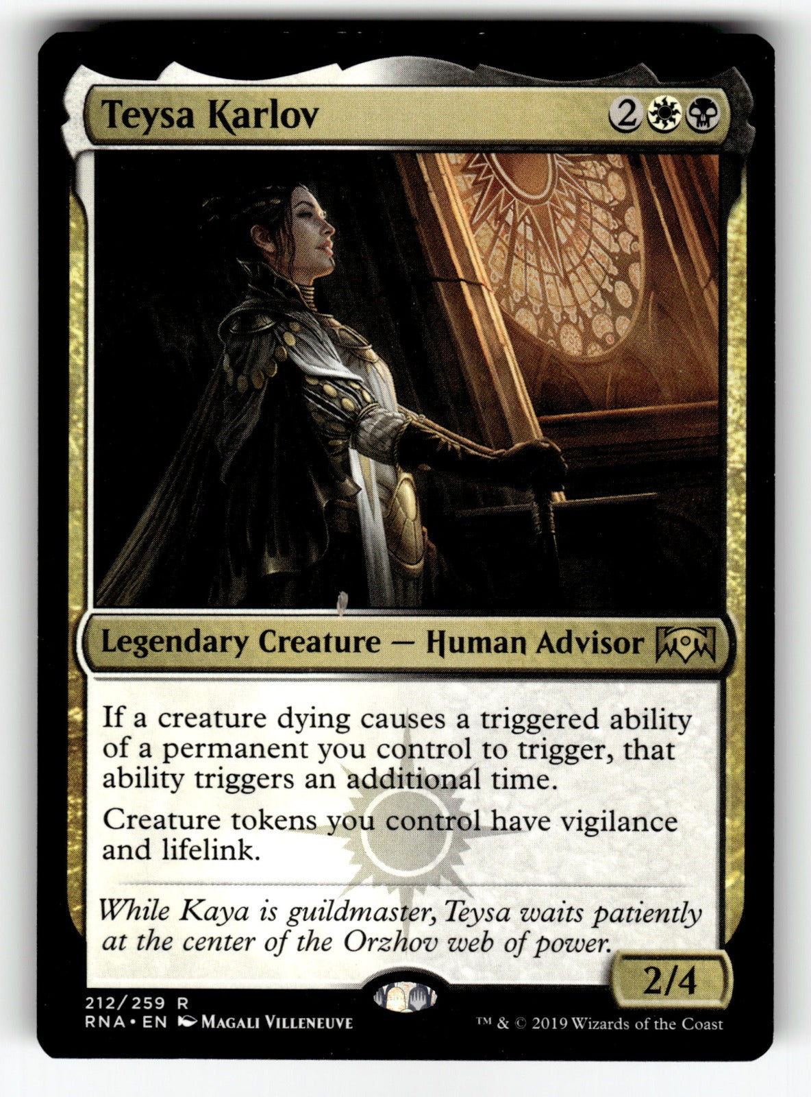 Teysa Karlov – 212 RNA: Ravnica Allegiance R LP
