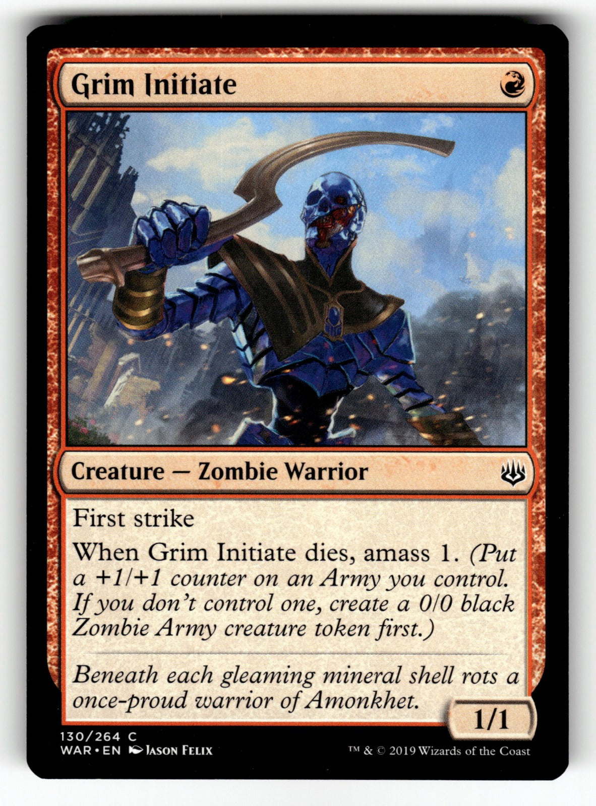 Grim Initiate – 130 WAR: War of the Spark C LP