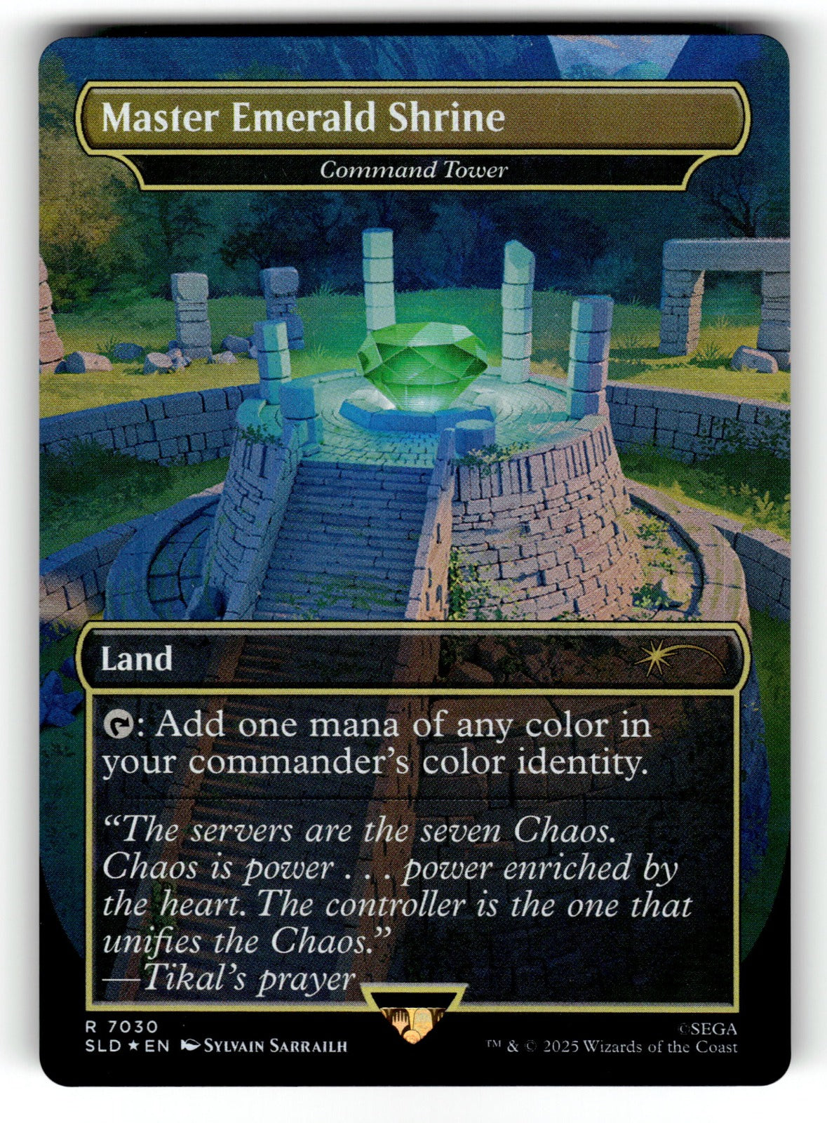Master Emerald Shrine - Command Tower (Rainbow Foil) – 7030 SLD: Secret Lair Drop Series R Foil LP