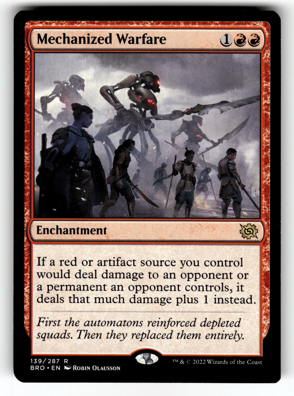 Mechanized Warfare – 139 BRO: The Brothers' War R NM