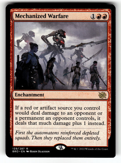 Mechanized Warfare – 139 BRO: The Brothers' War R NM