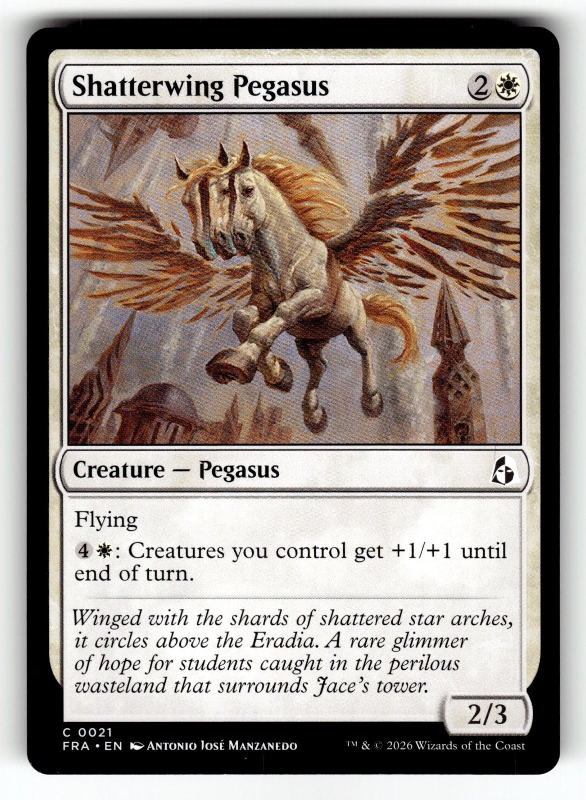 Shatterwing Pegasus – 21 FRA: Reality Fracture C NM