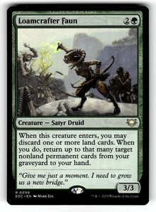 Loamcrafter Faun – 99 EOC: Commander: Edge of Eternities R NM