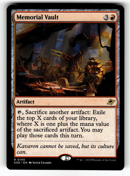 Memorial Vault – 145 EOE: Edge of Eternities R NM