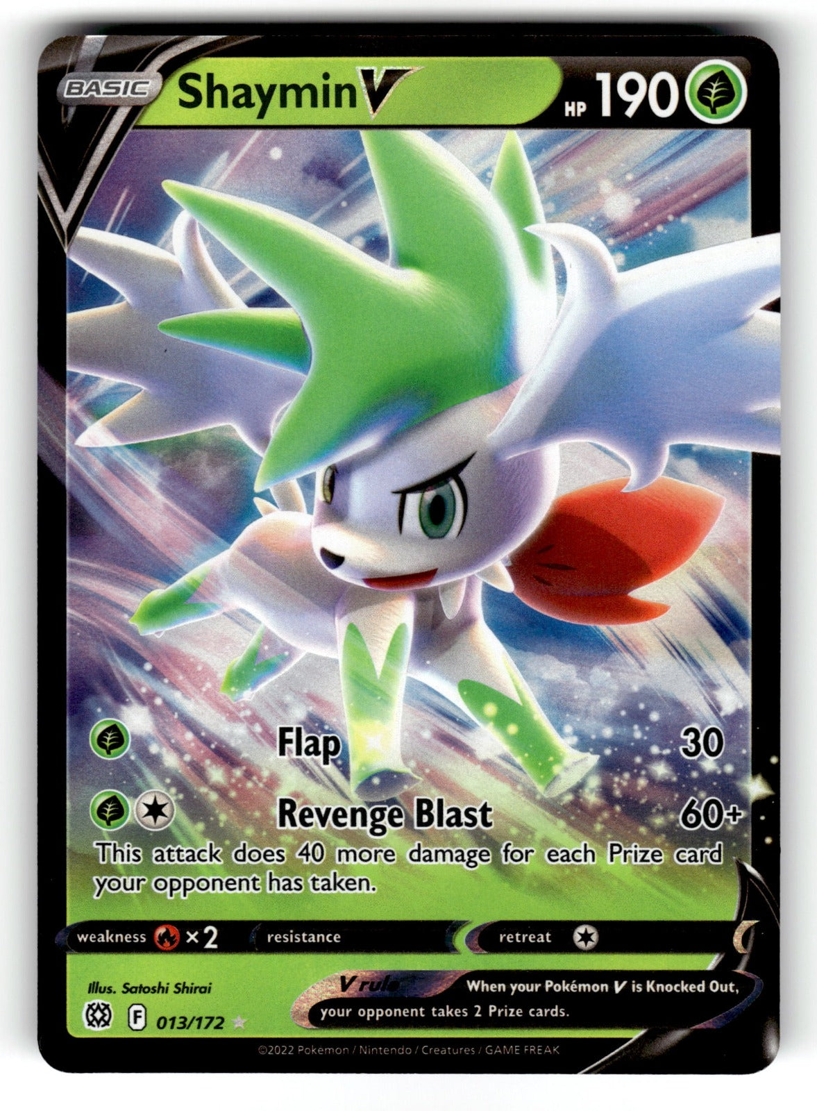 Shaymin V – 013/172 SWSH09: SWSH09: Brilliant Stars Ultra Rare Holo NM