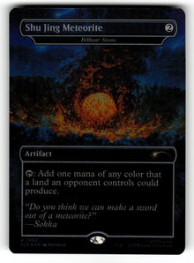 Shu Jing Meteorite - Fellwar Stone (Rainbow Foil) – 7062 SLD: Secret Lair Drop Series R Foil NM