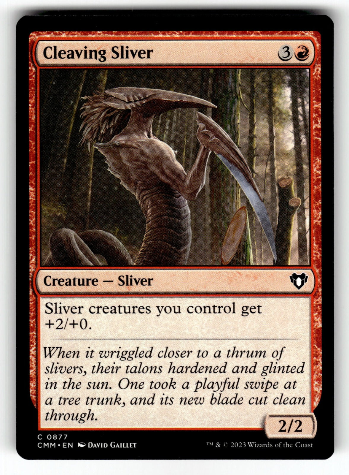 Cleaving Sliver – 877 CMM: Commander Masters C NM