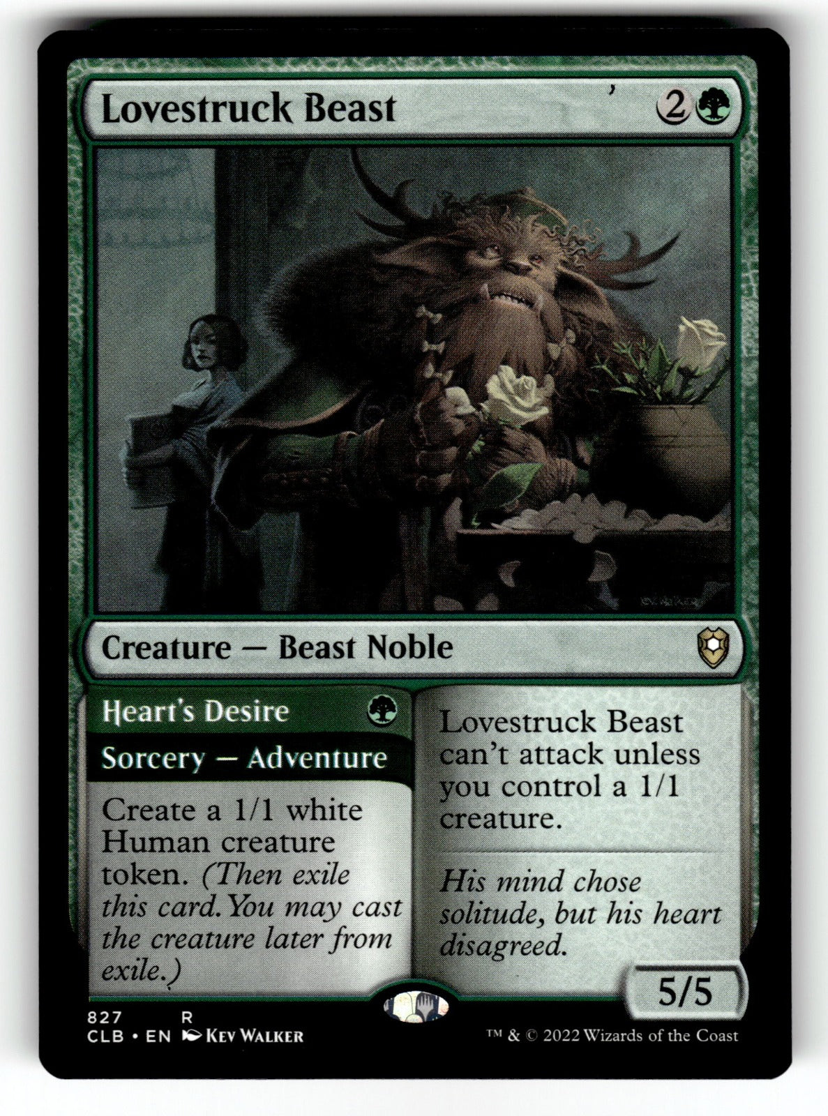 Lovestruck Beast – 827 CLB: Commander Legends: Battle for Baldur's Gate R NM