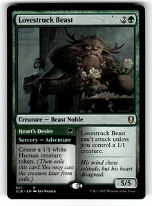 Lovestruck Beast – 827 CLB: Commander Legends: Battle for Baldur's Gate R NM